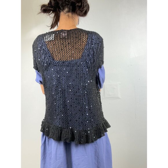 Crotchet Faded Glory Black Top - Picture 3 of 4